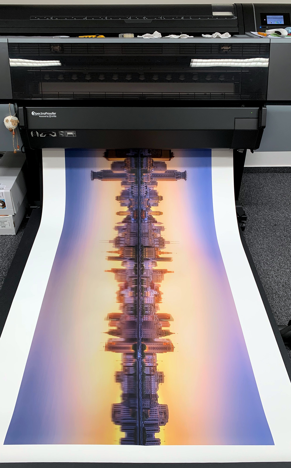 Velkoformátový tisk panoramatické fotografie